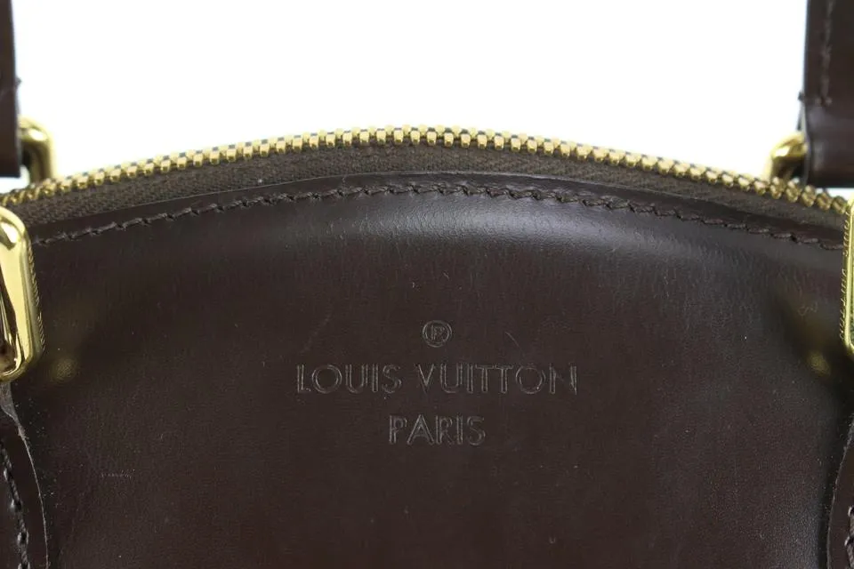 Louis Vuitton Discontinued Damier Ebene Verona PM Bowler Shoulder Bag 20lk53s