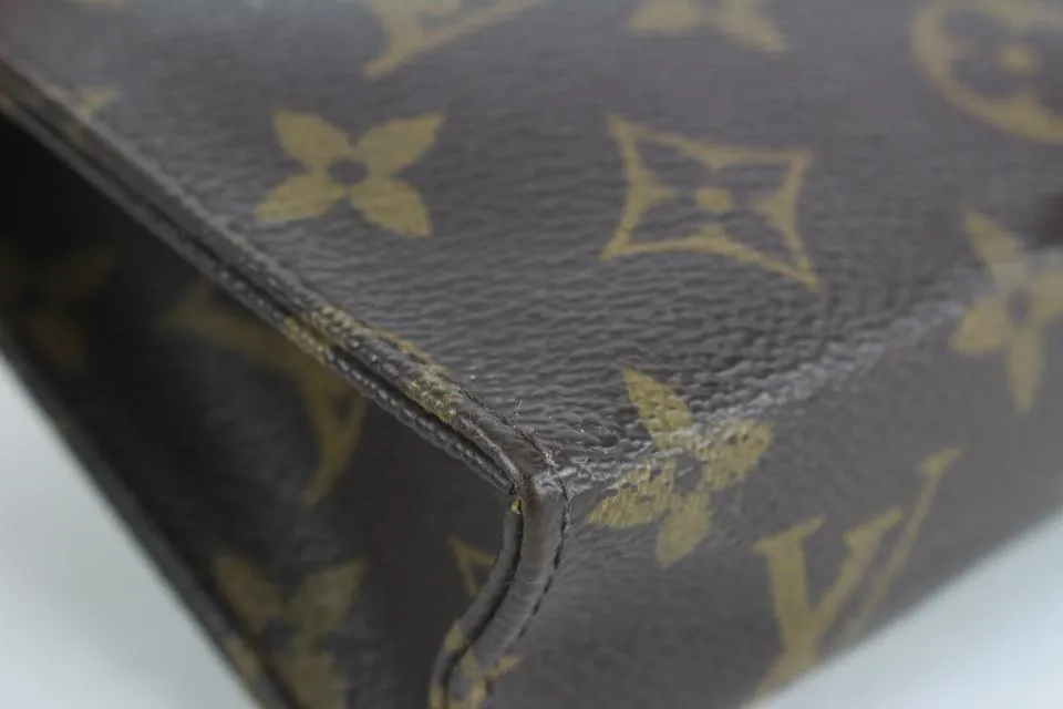 Louis Vuitton Discontinued Monogram Toiletry Pouch 15 Poche Toilette 917lv18