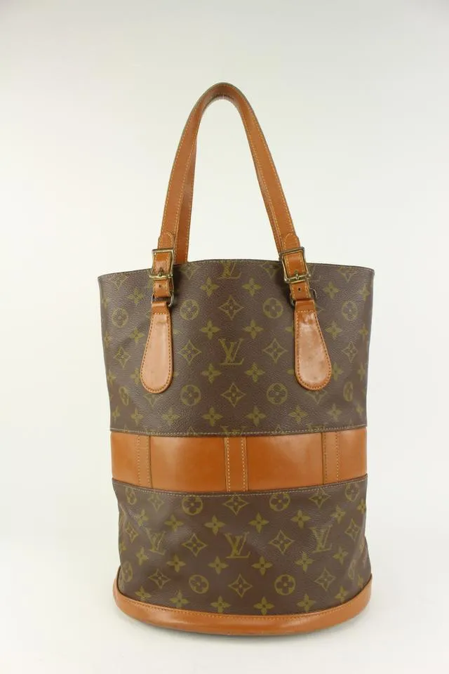 Louis Vuitton Large Monogram Marais Bucket GM Tote Bag 1118lv29