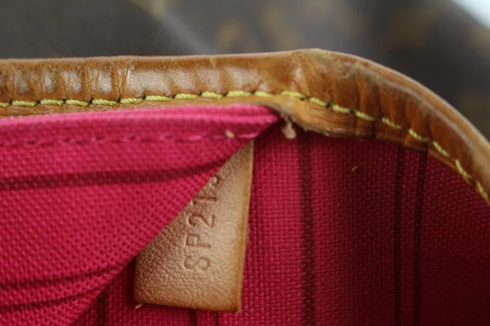 Louis Vuitton Large Monogram Mon Neverfull GM Tote with Stripe 1110lv7