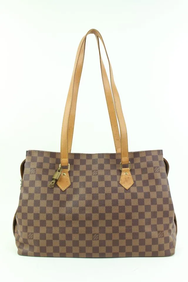 Louis Vuitton Limited Edition Centenaire Damier Columbine Zip Shoulder Bag 64lv315s