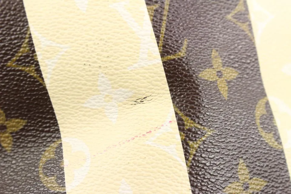 Louis Vuitton Limited Monogram Stripe Rayures Neverfull MM Tote 124lv7
