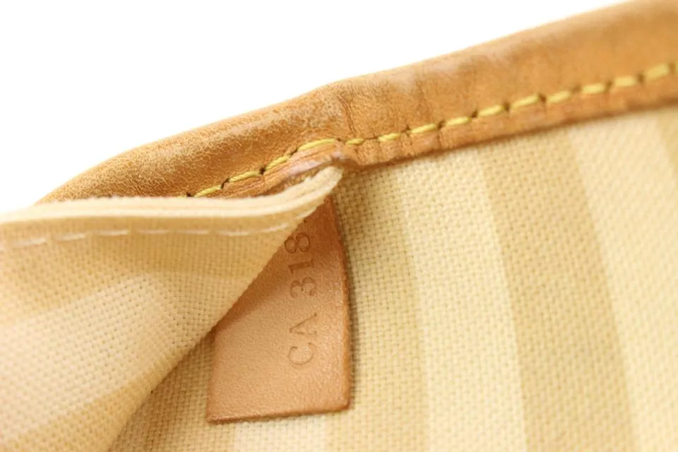 Louis Vuitton Limited Monogram Stripe Rayures Neverfull MM Tote 124lv7