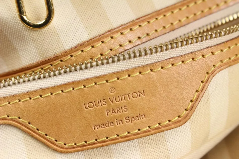 Louis Vuitton Limited Monogram Stripe Rayures Neverfull MM Tote 124lv7