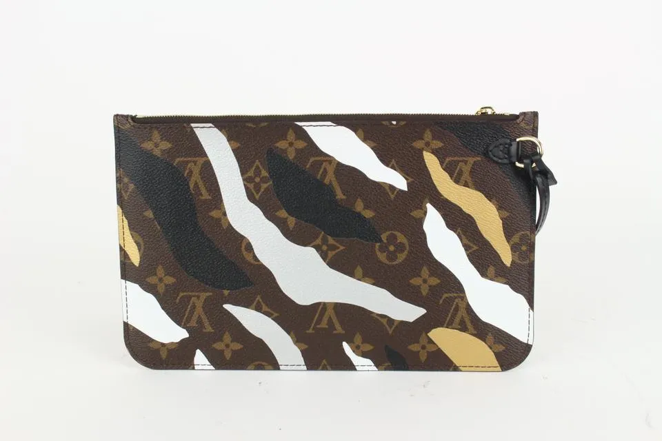 Louis Vuitton LVxLOL Camo Stripe Monogram Neverfull Pochette MM or GM 1LV930X