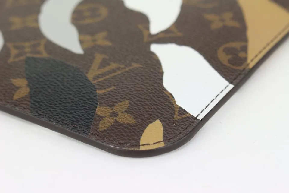 Louis Vuitton LVxLOL Camo Stripe Monogram Neverfull Pochette MM or GM 1LV930X