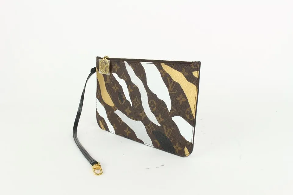Louis Vuitton LVxLOL Camo Stripe Monogram Neverfull Pochette MM or GM 1LV930X