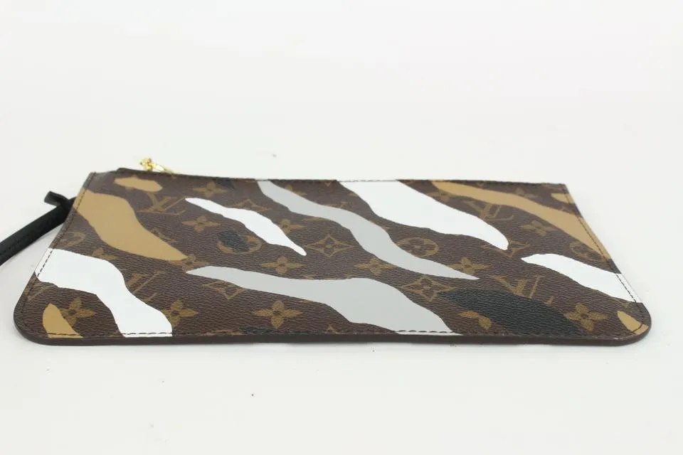 Louis Vuitton LVxLOL Camo Stripe Monogram Neverfull Pochette MM or GM 1LV930X