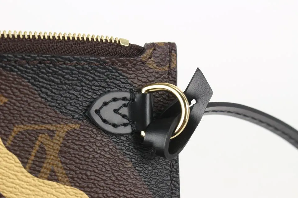 Louis Vuitton LVxLOL Camo Stripe Monogram Neverfull Pochette MM or GM 1LV930X