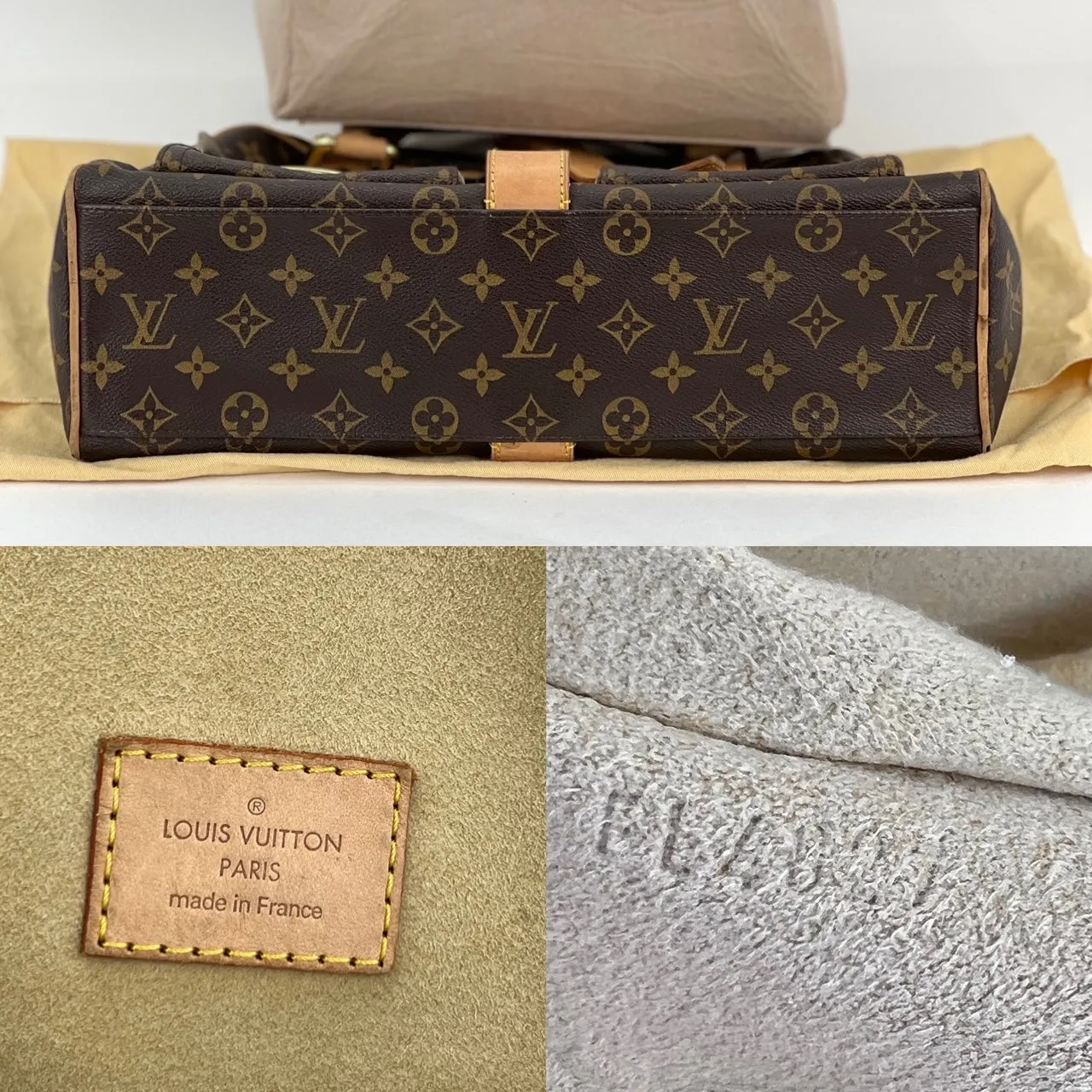 Louis Vuitton Manhattan GM Monogram Canvas Shoulder Hand bag Preowned