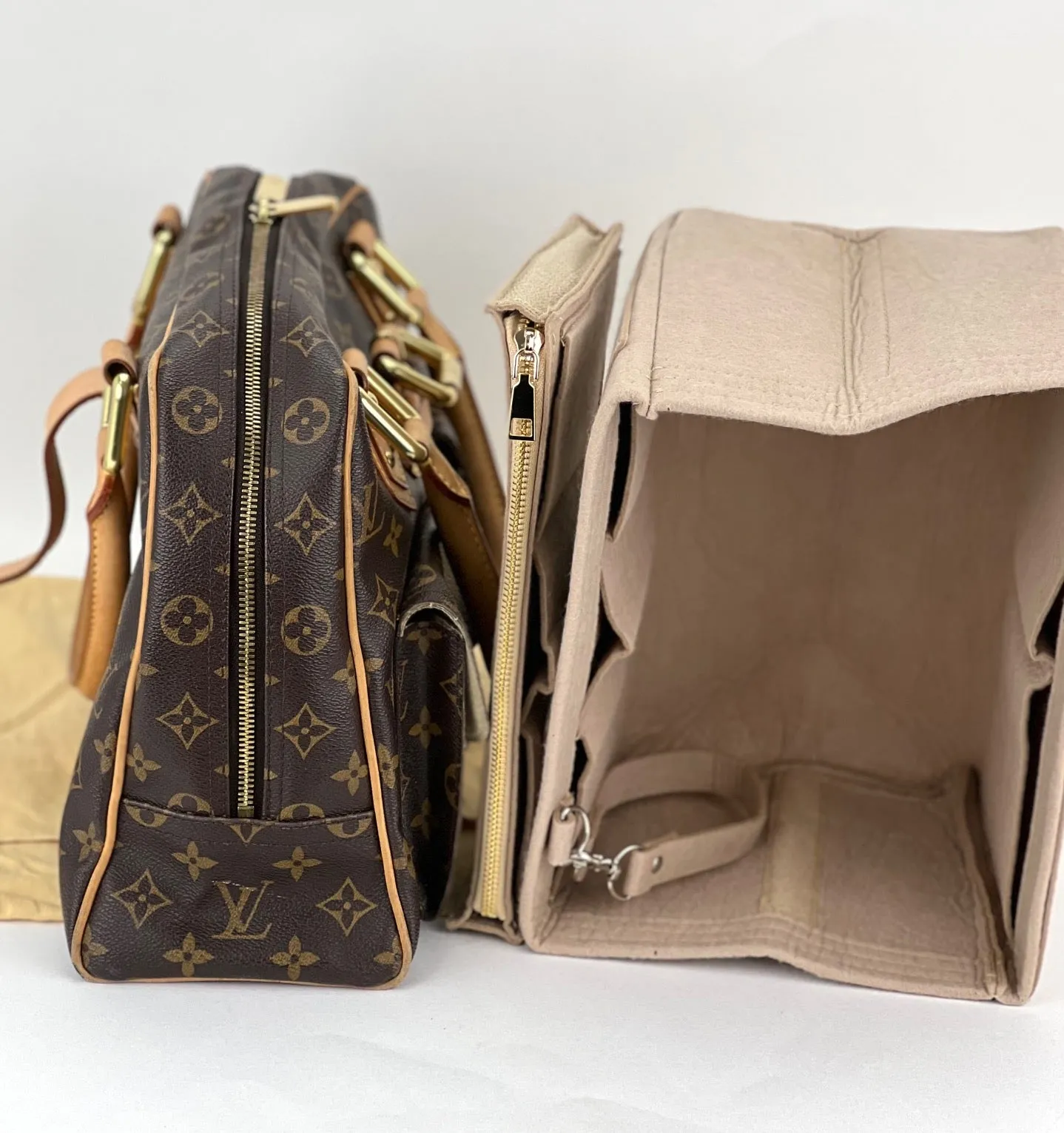 Louis Vuitton Manhattan GM Monogram Canvas Shoulder Hand bag Preowned