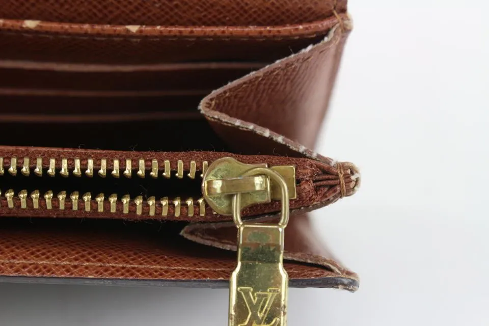 Louis Vuitton Monogram Bifold Long Sarah Wallet Porte Tresor 130lvs76