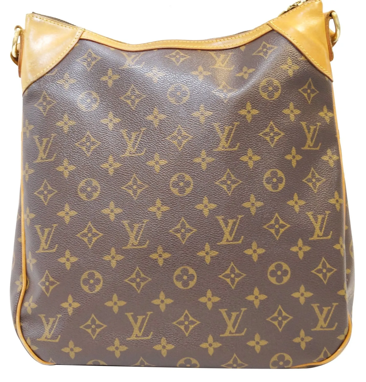 LOUIS VUITTON Monogram Canvas Brown Odeon MM Shoulder Crossbody Bag
