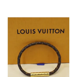 LOUIS VUITTON Monogram Canvas Confidential Bracelet