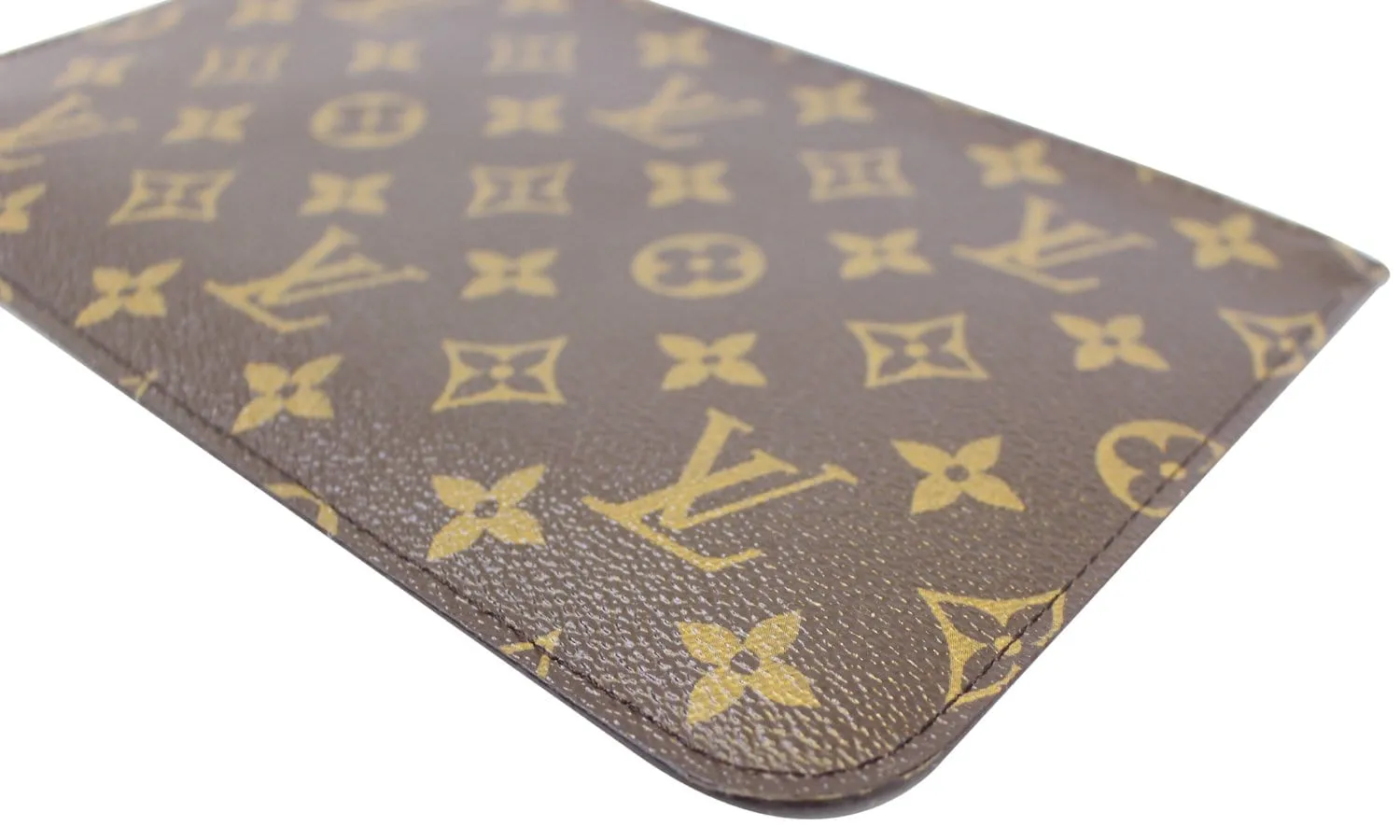 LOUIS VUITTON Monogram Canvas Pochette Wristlet Pouch Neverfull MM