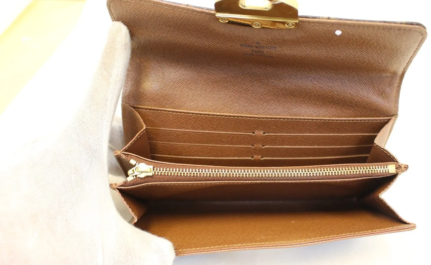 LOUIS VUITTON Monogram Canvas Sarah Etoile Wallet