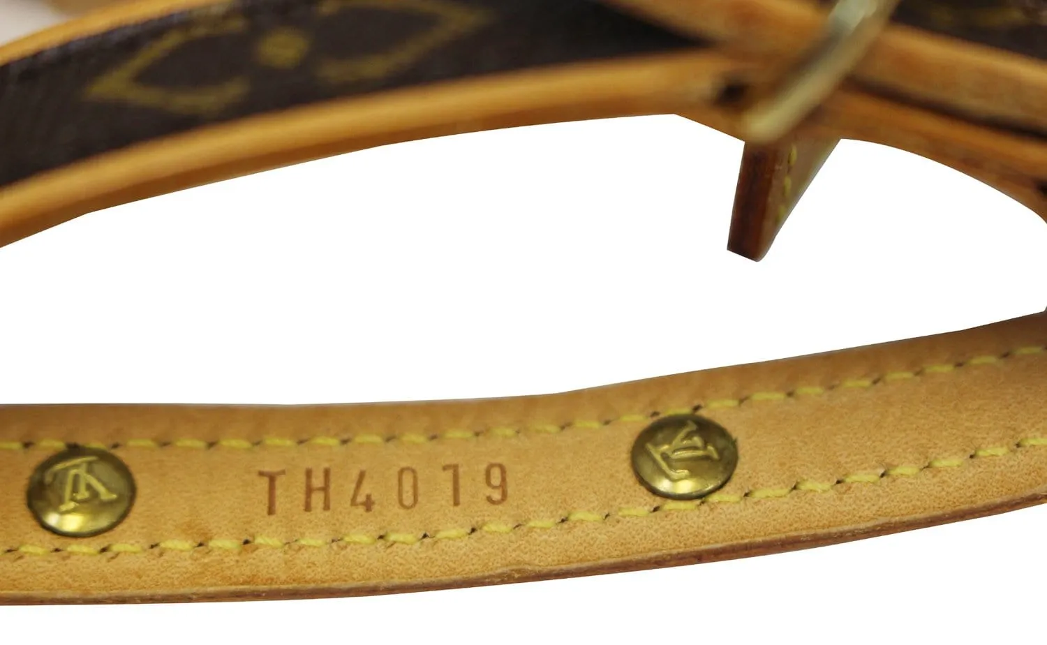 LOUIS VUITTON Monogram Collier Baxter PM Leash Baxter GM