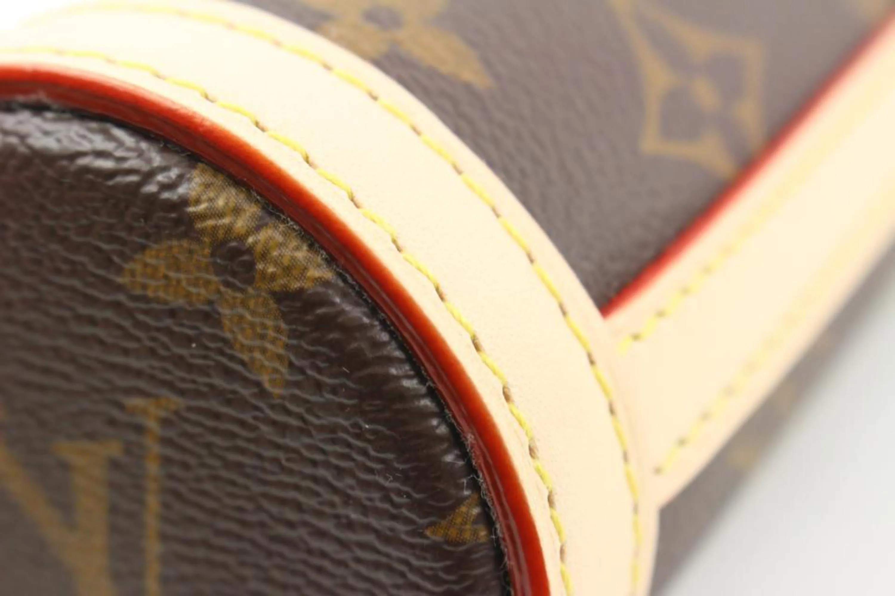 Louis Vuitton Monogram Flask Holder Thermos with Case Water Bottle 78lk524s
