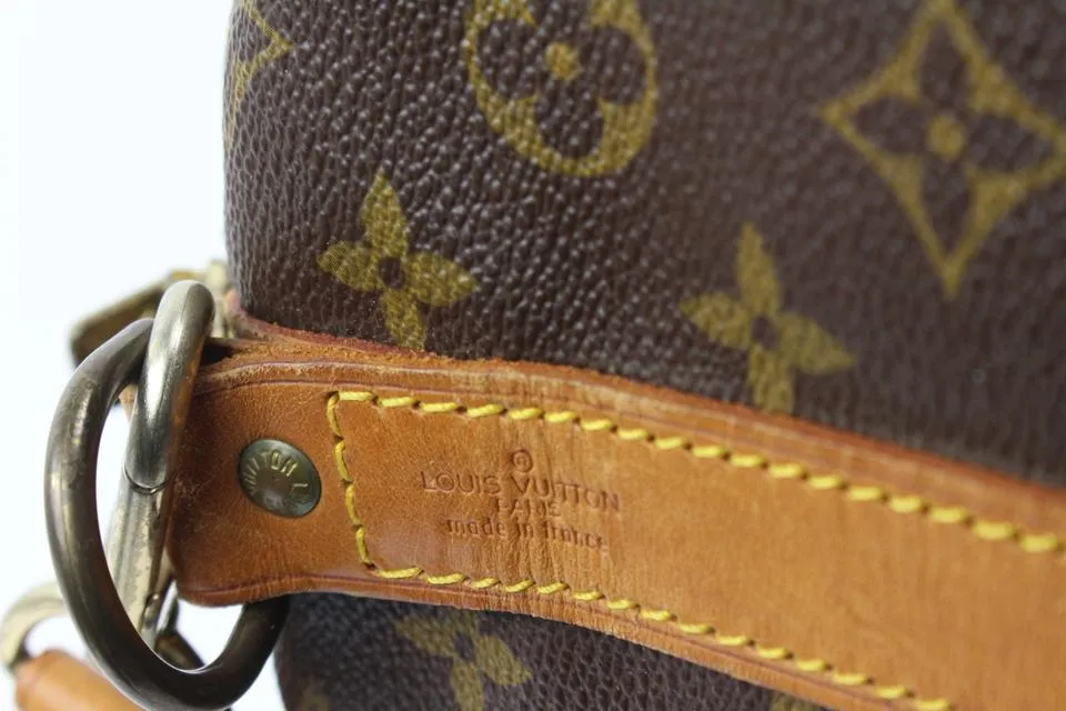 Louis Vuitton Monogram Keepall Bandouliere 55 Boston Duffle Bag 81lz422s