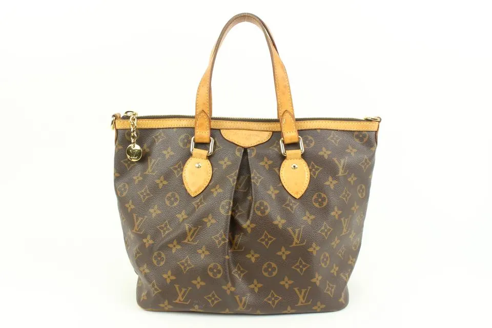 Louis Vuitton Monogram Palermo PM Tote 65lk322s