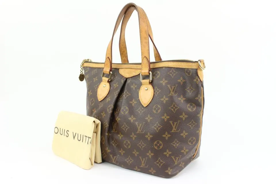 Louis Vuitton Monogram Palermo PM Tote 65lk322s