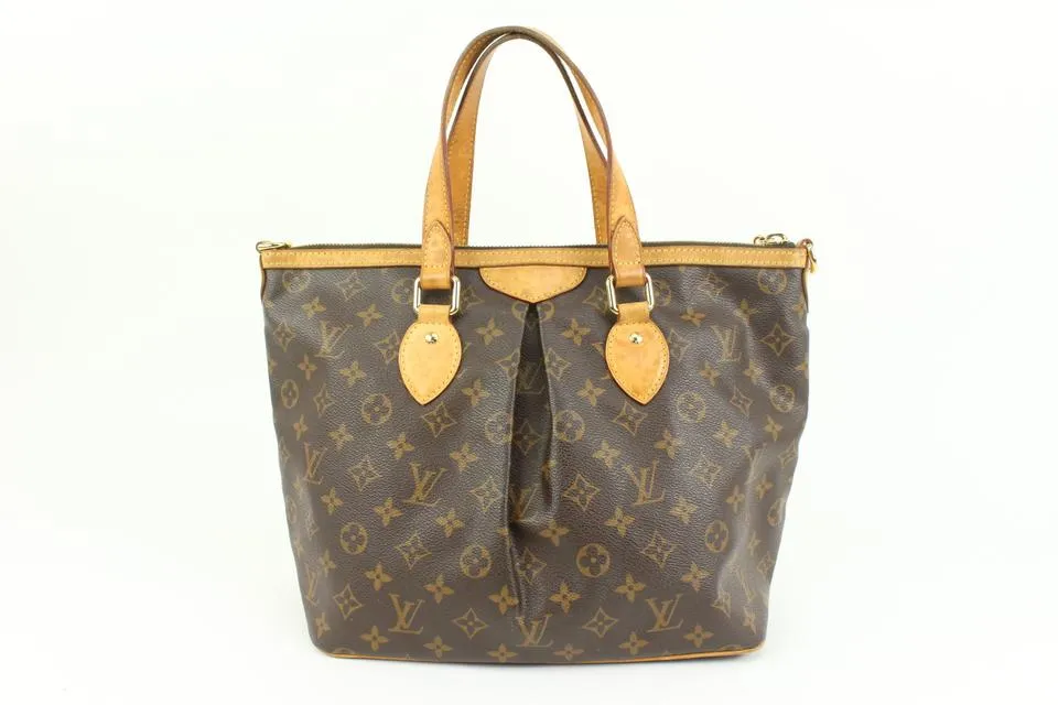 Louis Vuitton Monogram Palermo PM Tote 65lk322s