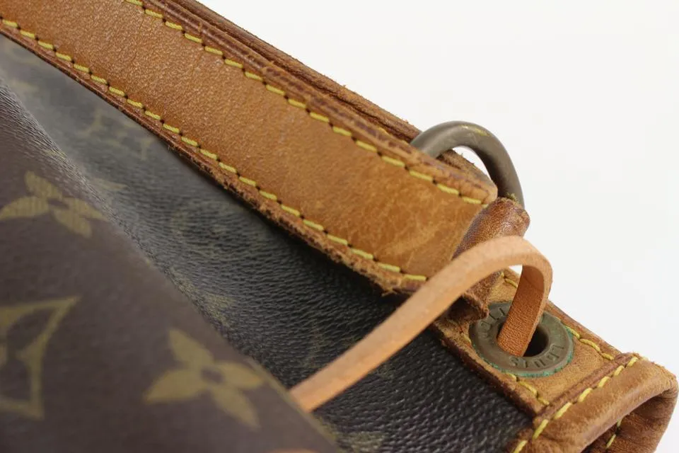 Louis Vuitton Monogram Petit Noe Drawstring Bucket Hobo 11LV106