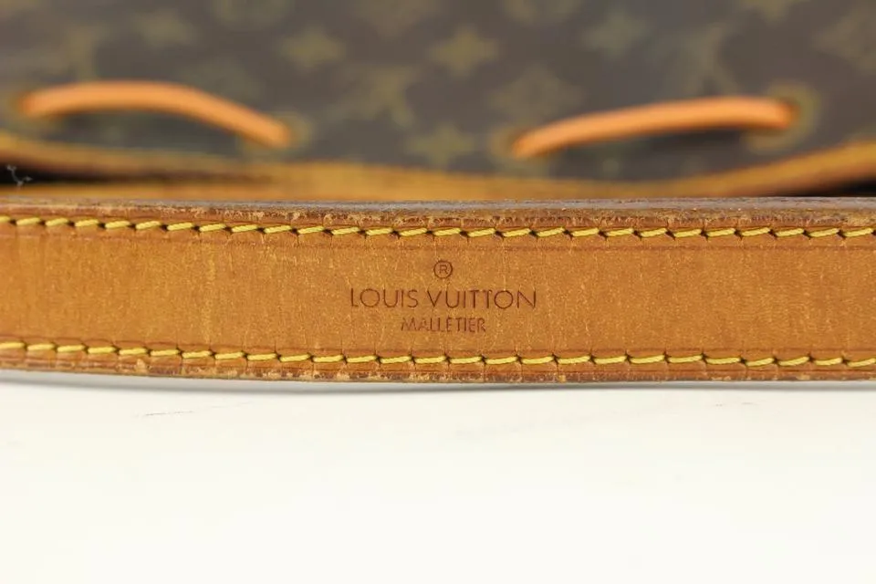 Louis Vuitton Monogram Petit Noe Drawstring Bucket Hobo 11LV106