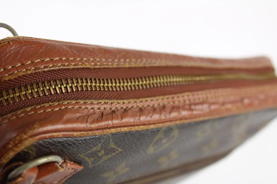 Louis Vuitton Monogram Pochette Dragonne Wristlet Bag 22lvs1215