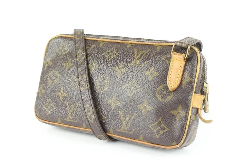 Louis Vuitton Monogram Pochette Marly Bandouliere Crossbody bag 107lv36
