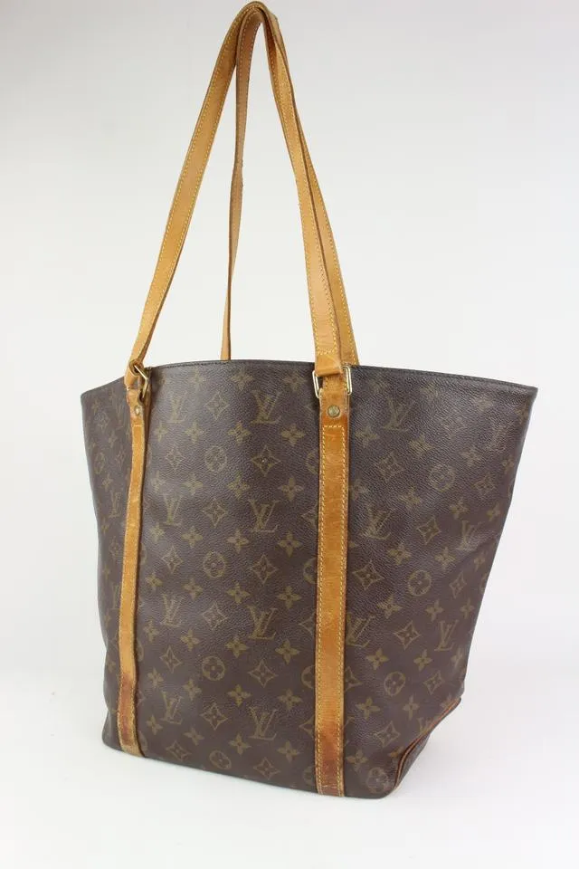 Louis Vuitton Monogram Sac Shopping Tote Bag 6LV1022