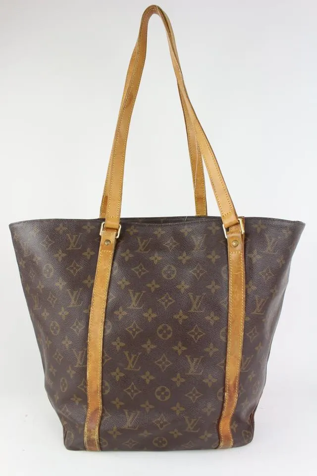 Louis Vuitton Monogram Sac Shopping Tote Bag 6LV1022