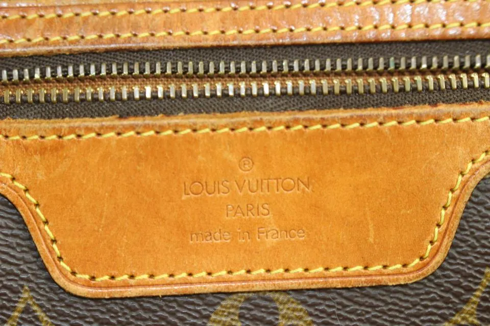 Louis Vuitton Monogram Sac Shopping Tote Bag 922lv95