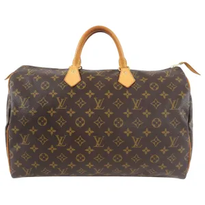 Louis Vuitton Monogram Speedy 40 Keepall Duffle Bag