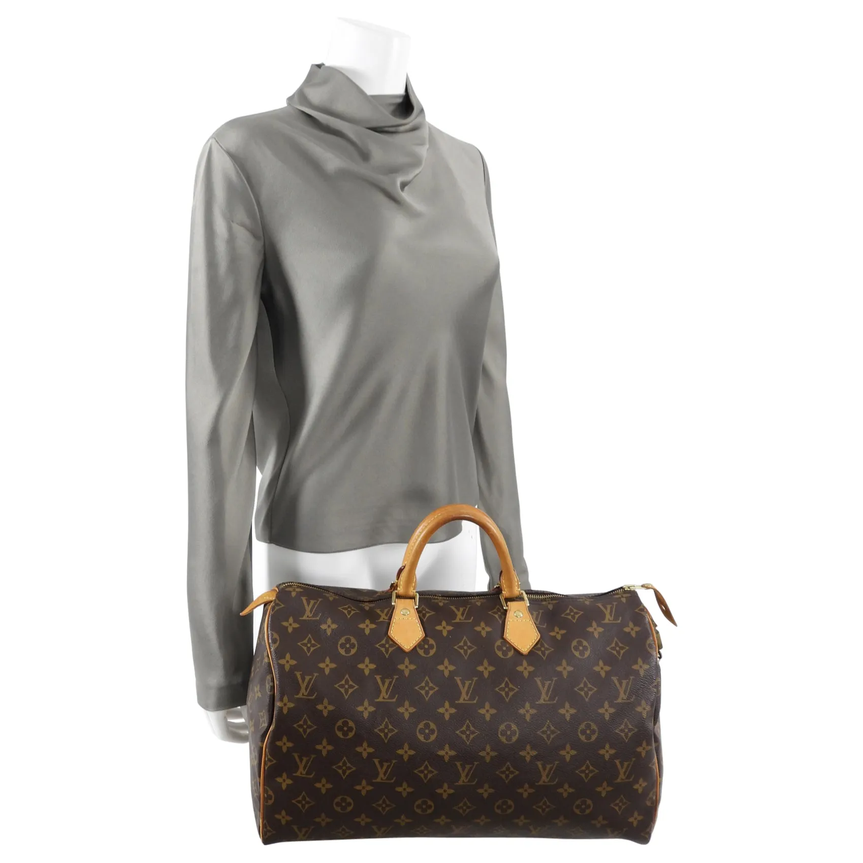 Louis Vuitton Monogram Speedy 40 Keepall Duffle Bag