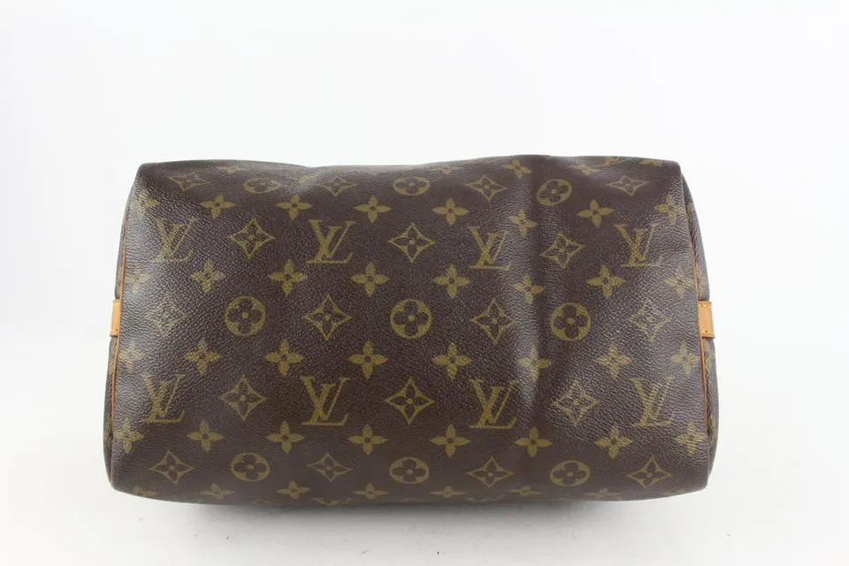 Louis Vuitton Monogram Speedy Bandouliere 30 Boston with Strap 1110lv12