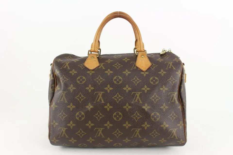Louis Vuitton Monogram Speedy Bandouliere 30 Boston with Strap 1110lv12