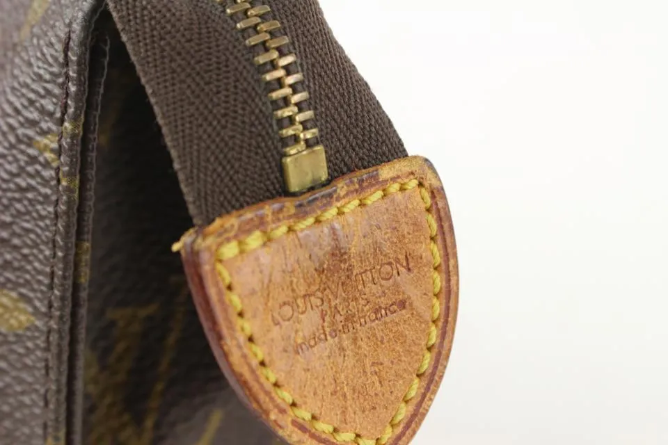 Louis Vuitton Monogram Toiletry Pouch 15 Cosmetic Case Poche Toilette 927lv31