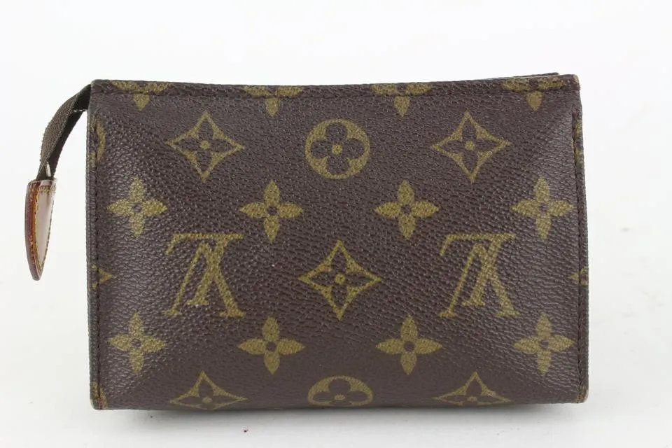 Louis Vuitton Monogram Toiletry Pouch 15 Cosmetic Case Poche Toilette 927lv31