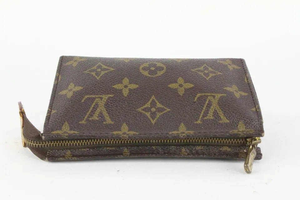 Louis Vuitton Monogram Toiletry Pouch 15 Cosmetic Case Poche Toilette 927lv31