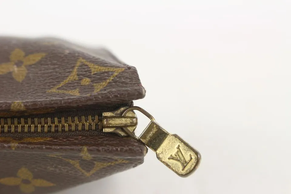 Louis Vuitton Monogram Toiletry Pouch 19 Cosmetic Case Poche Toilette 823lv18