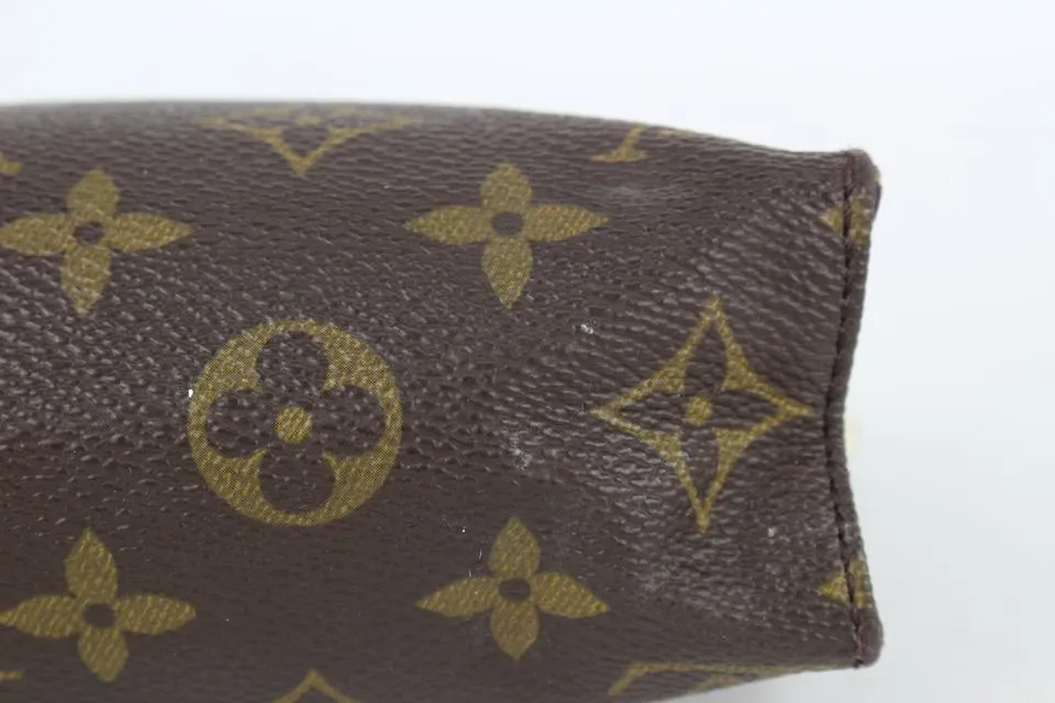 Louis Vuitton Monogram Toiletry Pouch 19 Cosmetic Case Poche Toilette 823lv18
