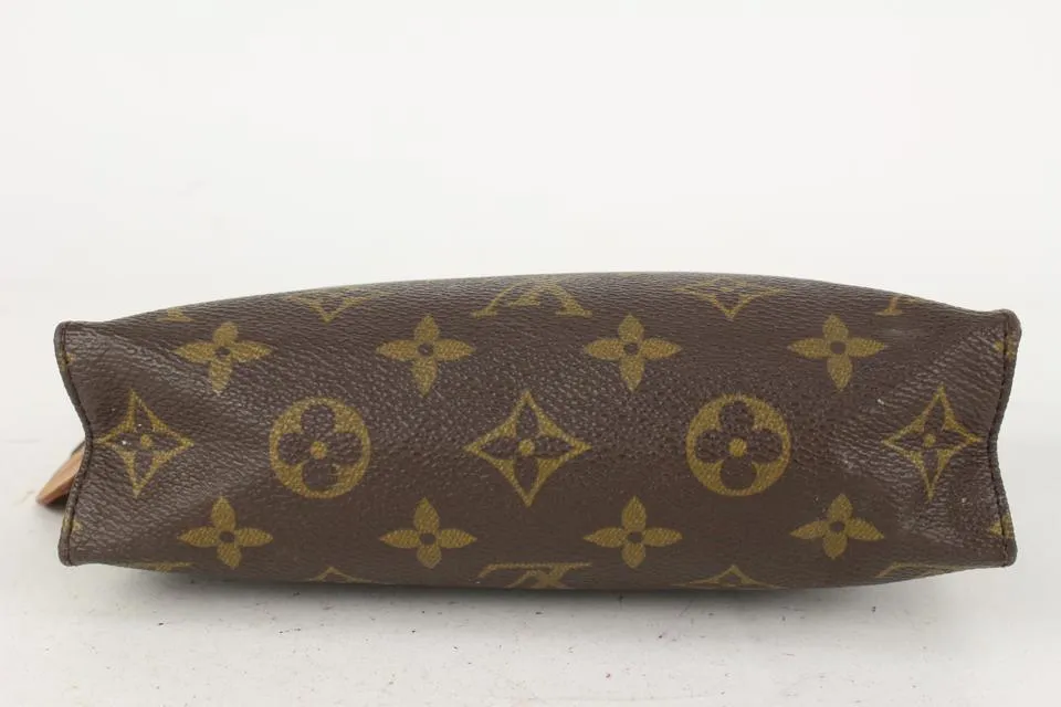 Louis Vuitton Monogram Toiletry Pouch 19 Cosmetic Case Poche Toilette 823lv18