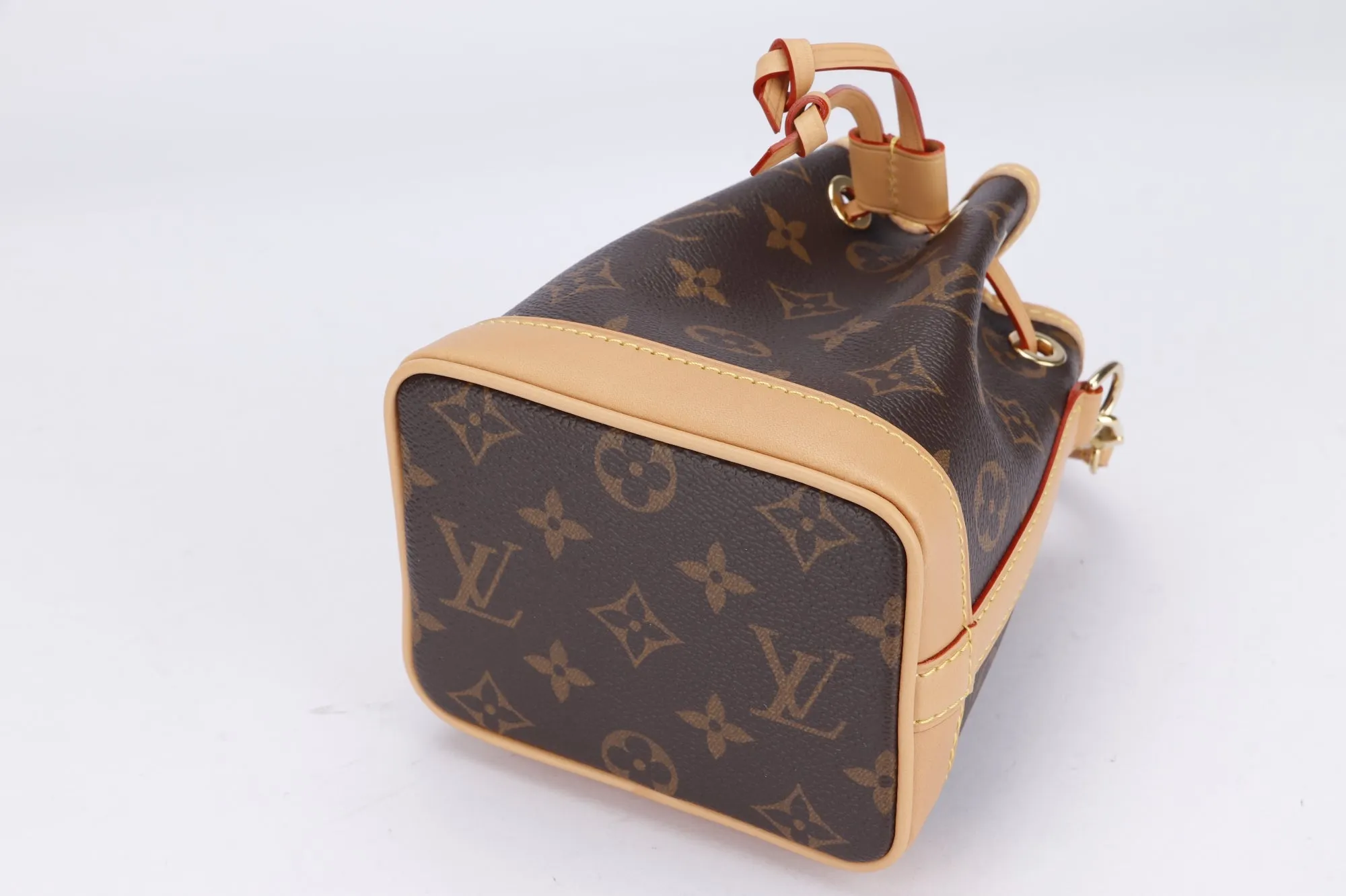 Louis Vuitton Nano Noé (M81266) Monogram, with Strap & Handle, with Dust Cover & Box