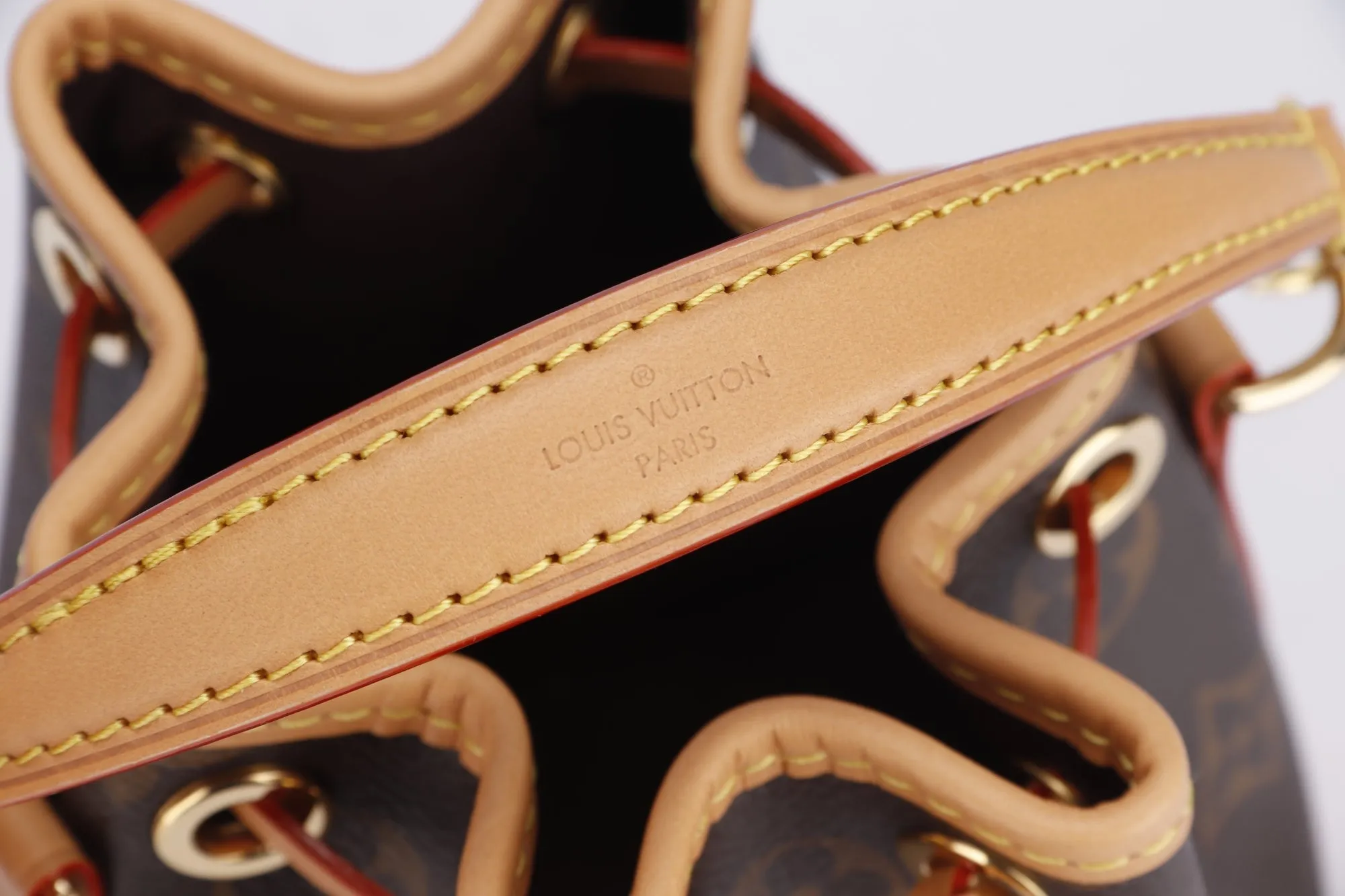 Louis Vuitton Nano Noé (M81266) Monogram, with Strap & Handle, with Dust Cover & Box