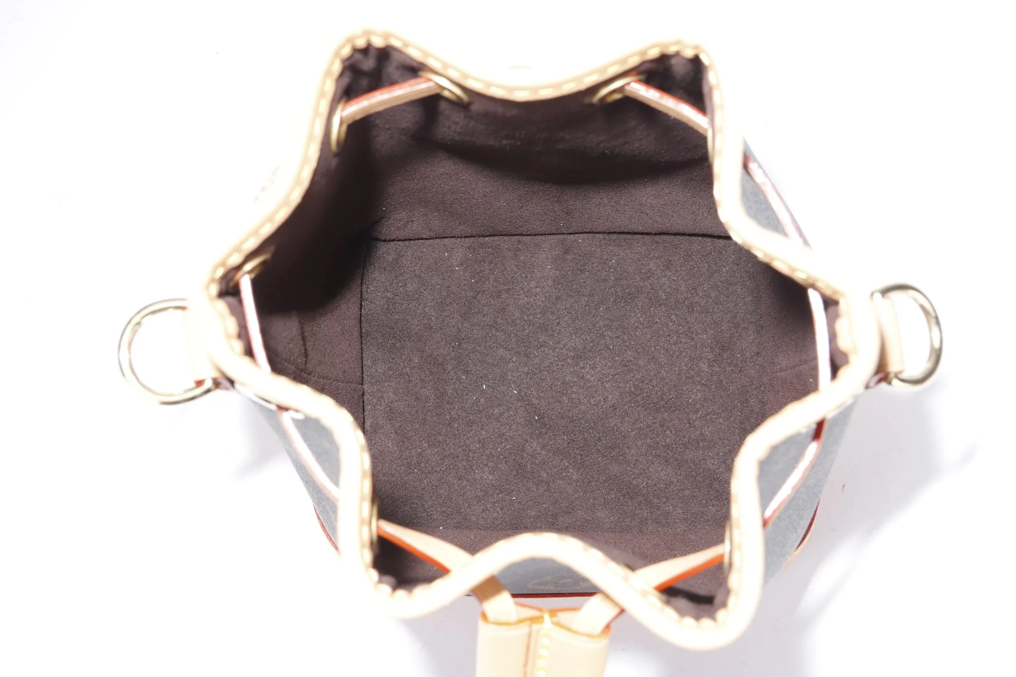 Louis Vuitton Nano Noé (M81266) Monogram, with Strap & Handle, with Dust Cover & Box