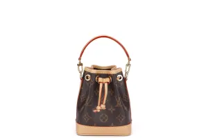 Louis Vuitton Nano Noé (M81266) Monogram, with Strap & Handle, with Dust Cover & Box