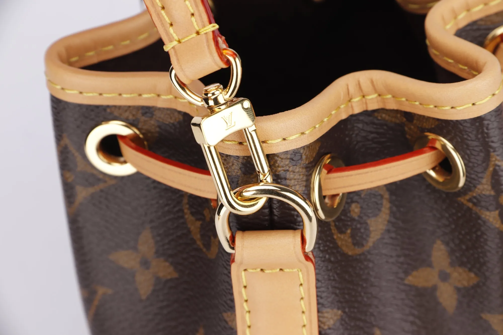 Louis Vuitton Nano Noé (M81266) Monogram, with Strap & Handle, with Dust Cover & Box