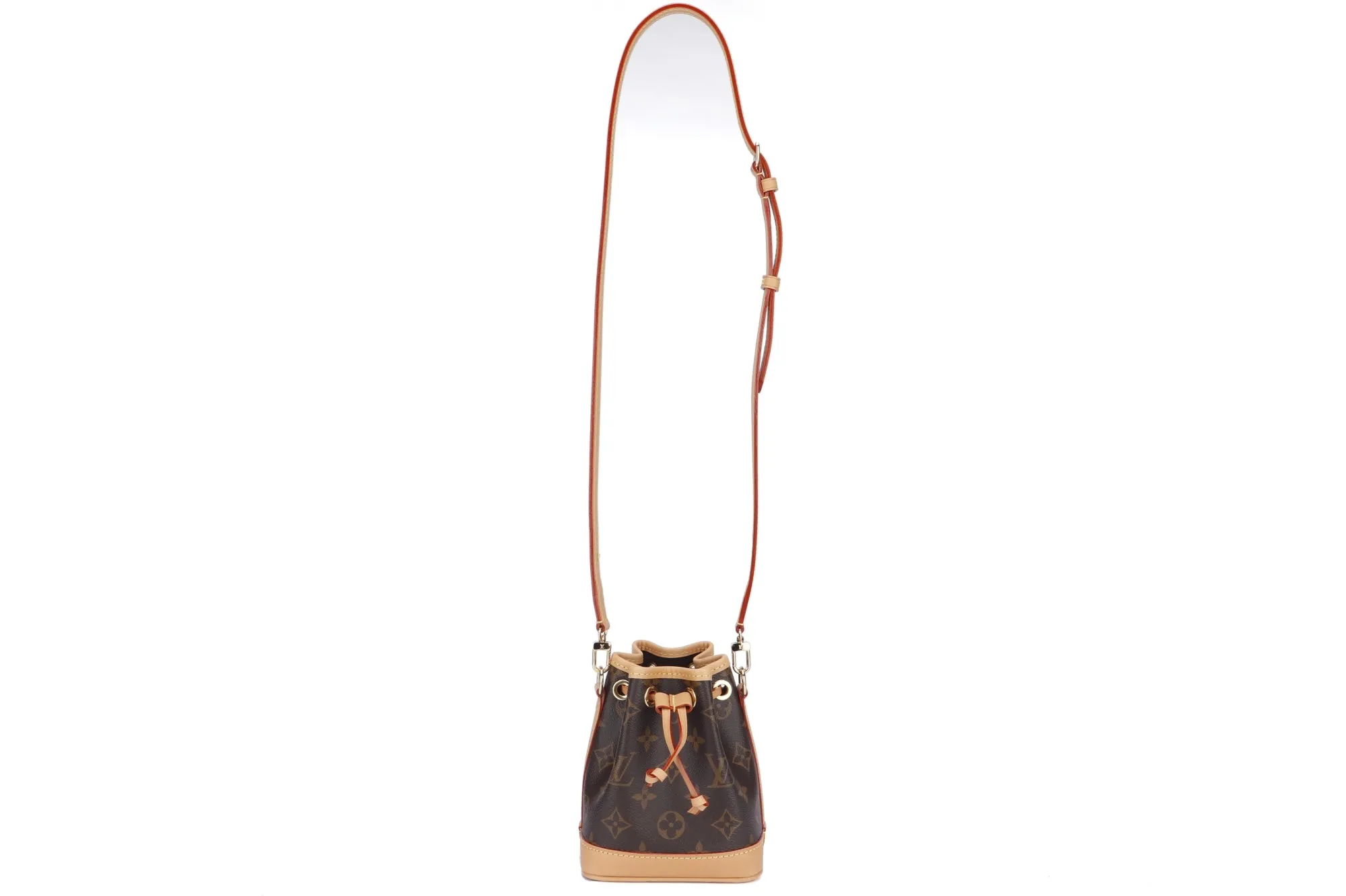 Louis Vuitton Nano Noé (M81266) Monogram, with Strap & Handle, with Dust Cover & Box