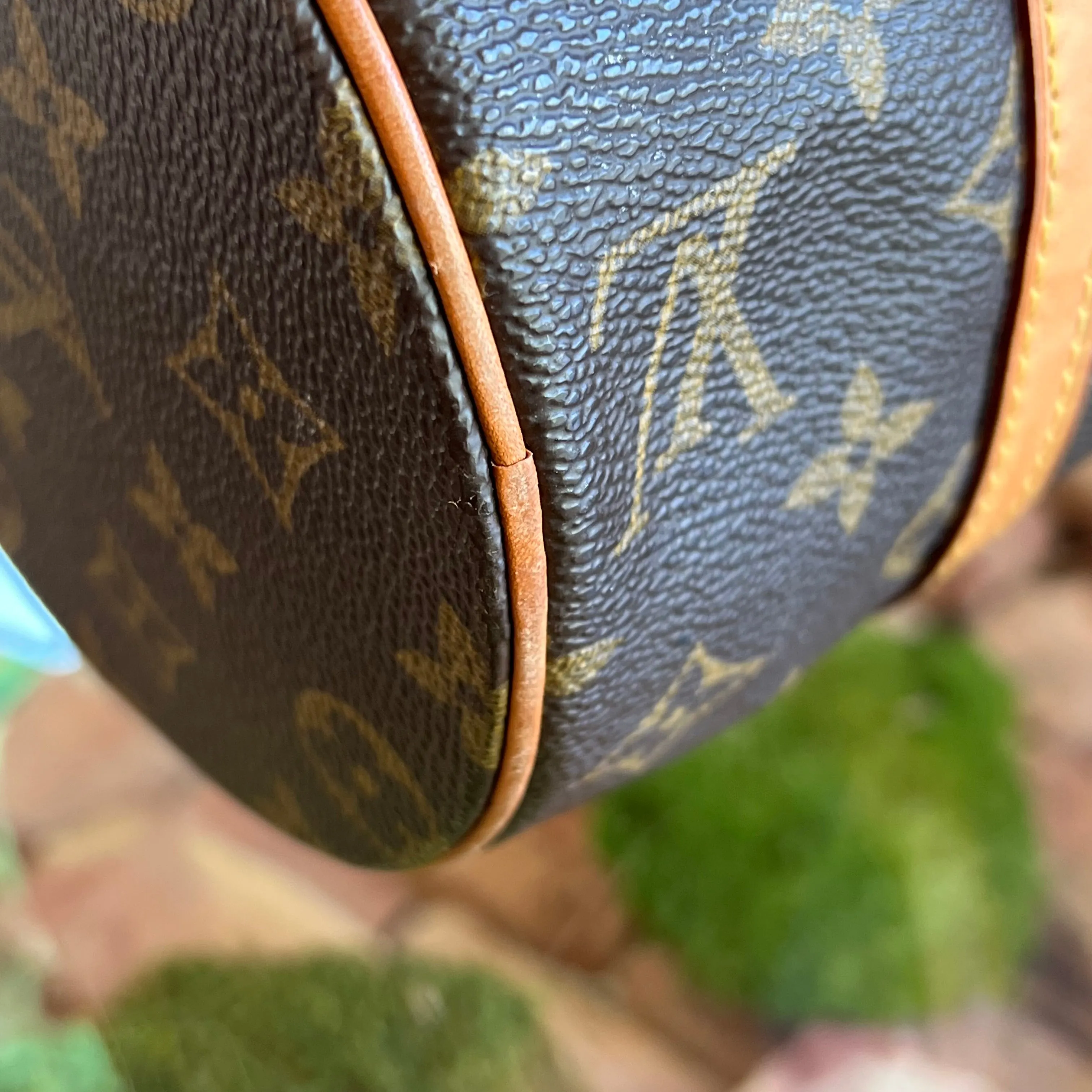 LOUIS VUITTON Papillon 30 Brown Monogram Coated Canvas Shoulder Bag